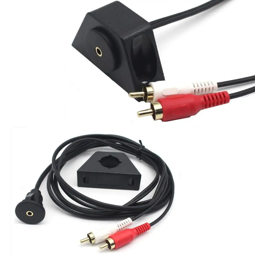 Car and motorcycle dashboard cable with bracket audio waterproof cable DC3.5F/2RCA M Panel Mount Cable for Car Boat, Motorcycle
Car and motorcycle dashboard cable with bracket audio waterproof cable DC3.5F/2RCA M Panel Mount Cable for Car Boat, Motorcycle