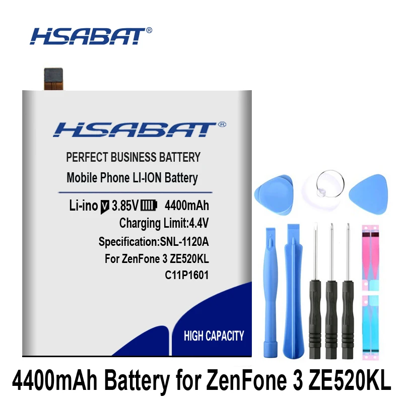 HSABAT 4400mAh C11P1601 Battery for ASUS ZENFONE 3 ZENFONE3 ZE520KL Z017DA ZenFone live ZB501KL A007
HSABAT 4400mAh C11P1601 Battery for ASUS ZENFONE 3 ZENFONE3 ZE520KL Z017DA ZenFone live ZB501KL A007