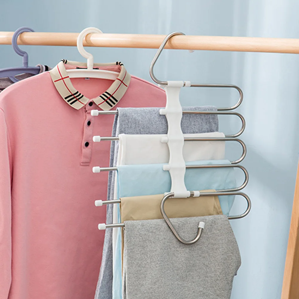 2pcs Racks Pants Multi-layer Folding Telescopic Hanger Rack Stainless Steel Trousers Rack Multi-layer Storage Folding Telescopic
2pcs Racks Pants Multi-layer Folding Telescopic Hanger Rack Stainless Steel Trousers Rack Multi-layer Storage Folding Telescopic