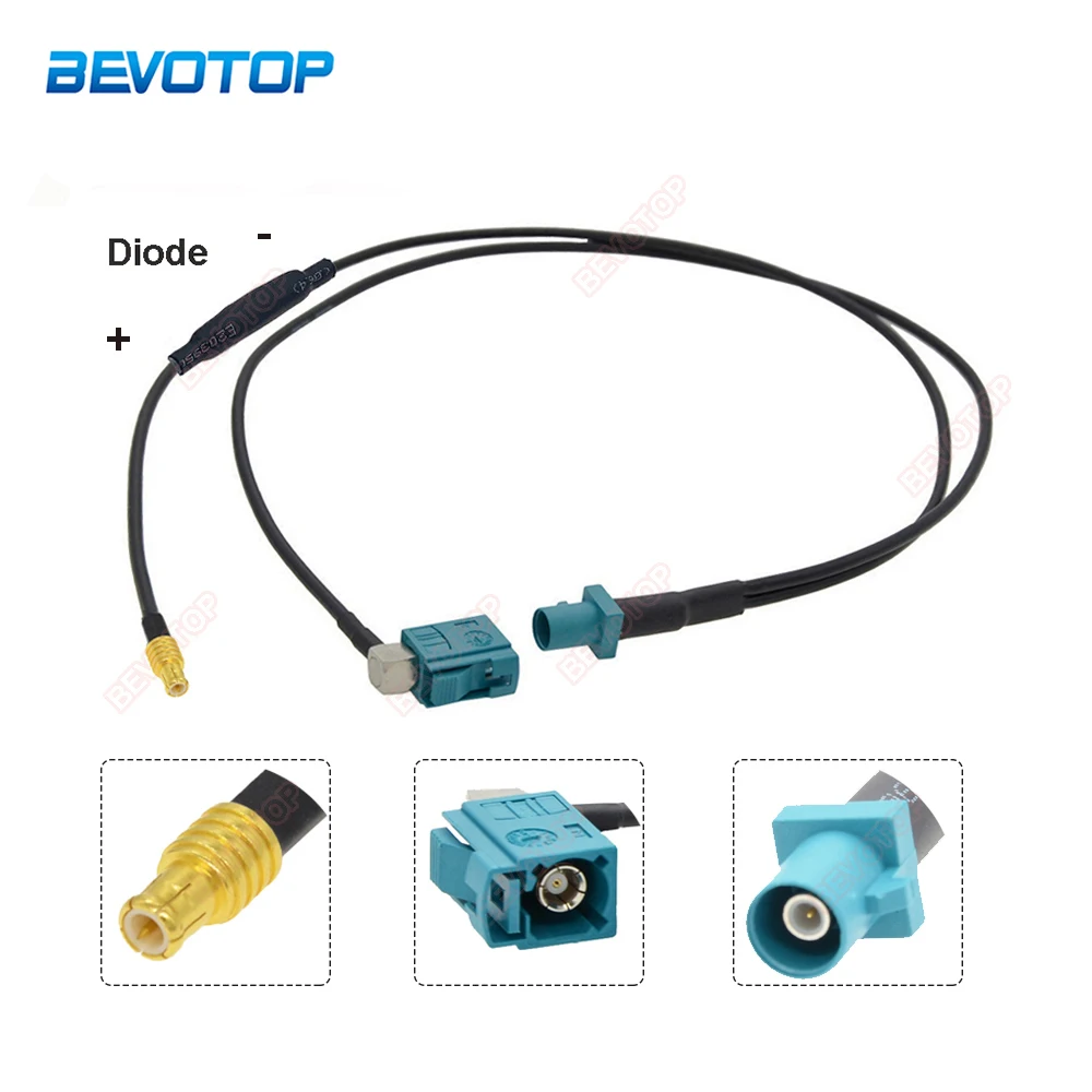 MCX Male to Fakra Z Y Type Splitter Cable With Diode RG174 Pigtail Car Navigation GPS Antenna Extension Cable for Android Device
MCX Male to Fakra Z Y Type Splitter Cable With Diode RG174 Pigtail Car Navigation GPS Antenna Extension Cable for Android Device