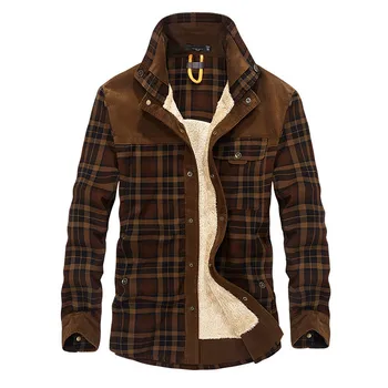 Autumn and winter men's jacket casual shirt plus velvet jacket business casual large size coat
Autumn and winter men's jacket casual shirt plus velvet jacket business casual large size coat