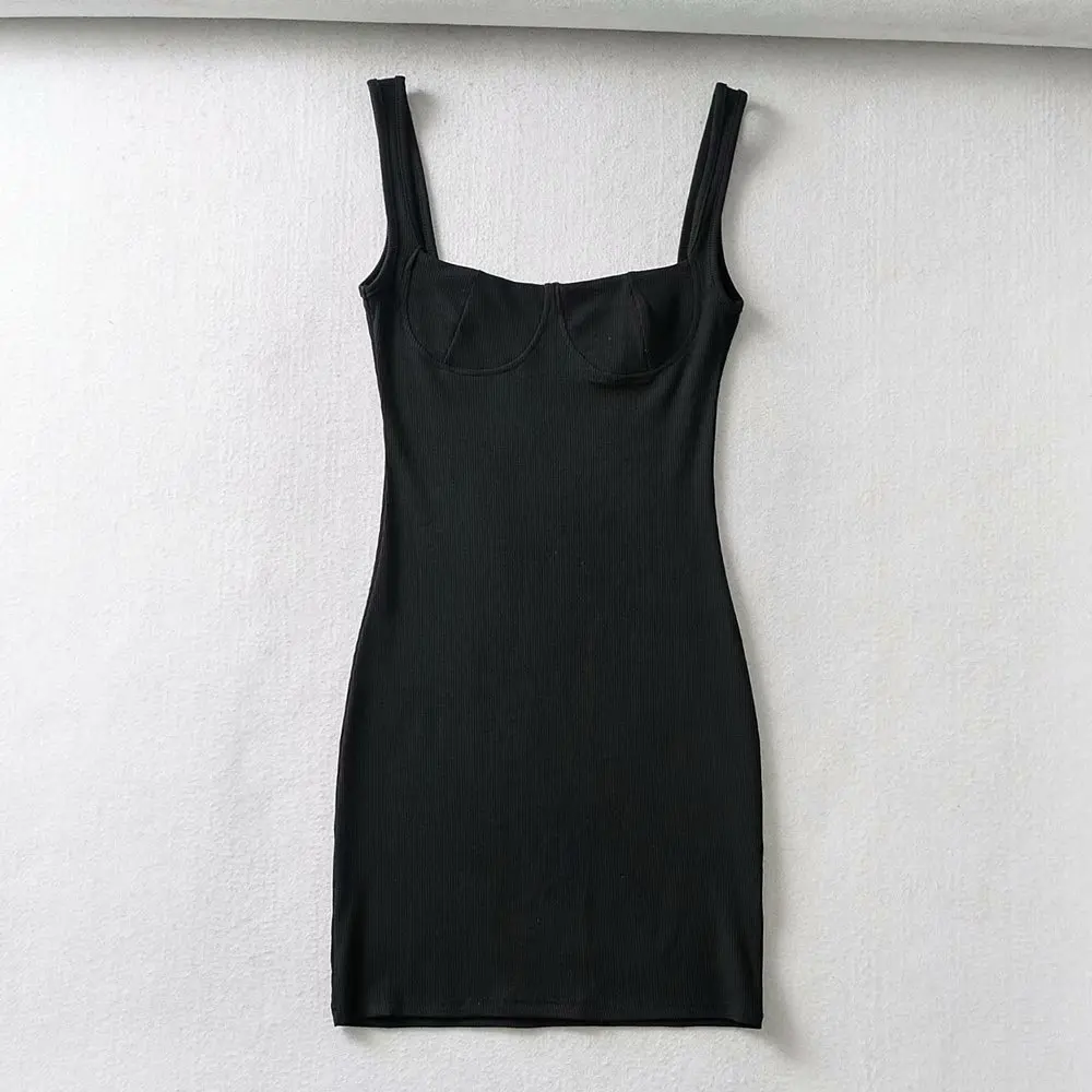 Fashionable Summer Women's Clothes Square Collar Vest Slim Bodycong Dress Sexy Pure Color Package Hip Skirt Mini
Fashionable Summer Women's Clothes Square Collar Vest Slim Bodycong Dress Sexy Pure Color Package Hip Skirt Mini