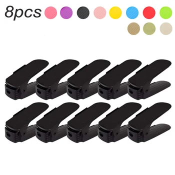 8pcs Shoe Rack Adjustable Organizer Shoes Durable Slot Storage Footwear Holder Stand for Closet Cabinet Space Save Shoerack
8pcs Shoe Rack Adjustable Organizer Shoes Durable Slot Storage Footwear Holder Stand for Closet Cabinet Space Save Shoerack