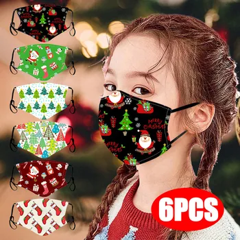 6pcs Adjustable Children Protection Face Mask Christmas Cartoons Print Masks For Kids Fashion Santa Claus Snowman Masque Lavable
6pcs Adjustable Children Protection Face Mask Christmas Cartoons Print Masks For Kids Fashion Santa Claus Snowman Masque Lavable