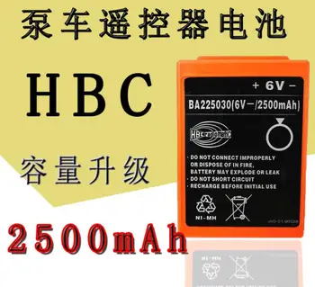 1pcs BA225030 Rechargeable battery 225030 6V 2500mah remote control battery HBC batteries NI-MH Nickel metal hydride Pump truck
1pcs BA225030 Rechargeable battery 225030 6V 2500mah remote control battery HBC batteries NI-MH Nickel metal hydride Pump truck