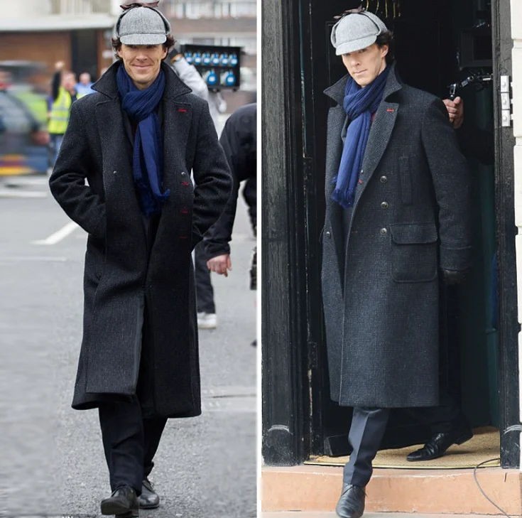 New Sherlock Holmes Coat Adult Cosplay Costume Custom Make Black Movie Sherlock Holmes Outfit Dress For Women Men
New Sherlock Holmes Coat Adult Cosplay Costume Custom Make Black Movie Sherlock Holmes Outfit Dress For Women Men
