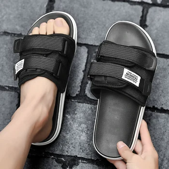 Slippers Men Thick Bottom Non-slip Word Drag Couple Models Women Sandals Thick Bottom Large Size Fashion Casual Shoes Beach
Slippers Men Thick Bottom Non-slip Word Drag Couple Models Women Sandals Thick Bottom Large Size Fashion Casual Shoes Beach