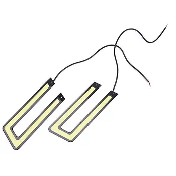 2pcs/pair Daytime Running Light DRL Car Led Front Fog Lamp White DC 12V Light Source U Shape Car Working Lights
2pcs/pair Daytime Running Light DRL Car Led Front Fog Lamp White DC 12V Light Source U Shape Car Working Lights