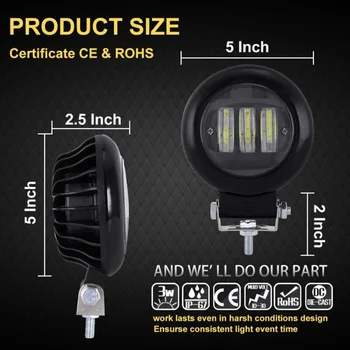 1PC LED Spot Light Round Roof Work Lamps 30W 6000K Suitable For Car Motorcycle Off-Road Automotive Work Lights
1PC LED Spot Light Round Roof Work Lamps 30W 6000K Suitable For Car Motorcycle Off-Road Automotive Work Lights