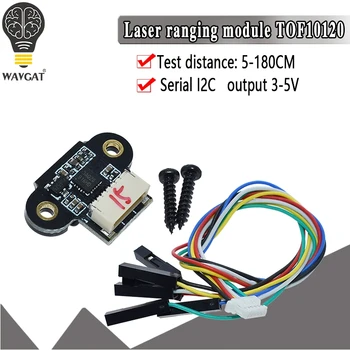 ToF10120 Laser Range Sensor Module 10-180cm Distance Sensor RS232 Interface Arduino TOF05140 UART I2C Output 3-5V
ToF10120 Laser Range Sensor Module 10-180cm Distance Sensor RS232 Interface Arduino TOF05140 UART I2C Output 3-5V