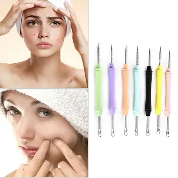 Stainless Steel Acne Remover Needle Environmental Protection and Durability Face Blackheads Pimple Pore Clean Extractor
Stainless Steel Acne Remover Needle Environmental Protection and Durability Face Blackheads Pimple Pore Clean Extractor