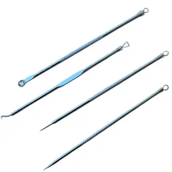 4Pcs Blackhead Pimple Comedone Acne Extractor Remover Skin Clean Tools Kit 
4Pcs Blackhead Pimple Comedone Acne Extractor Remover Skin Clean Tools Kit