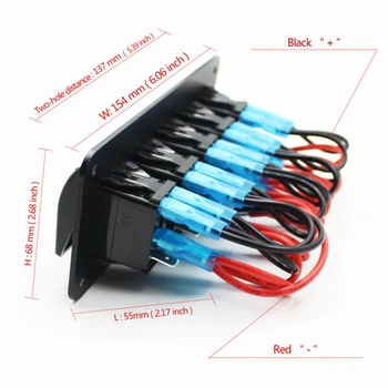 Interior Breaker Control Switch Panel Boat Marine Rocker 12V-24V Equipment ON-OFF
Interior Breaker Control Switch Panel Boat Marine Rocker 12V-24V Equipment ON-OFF