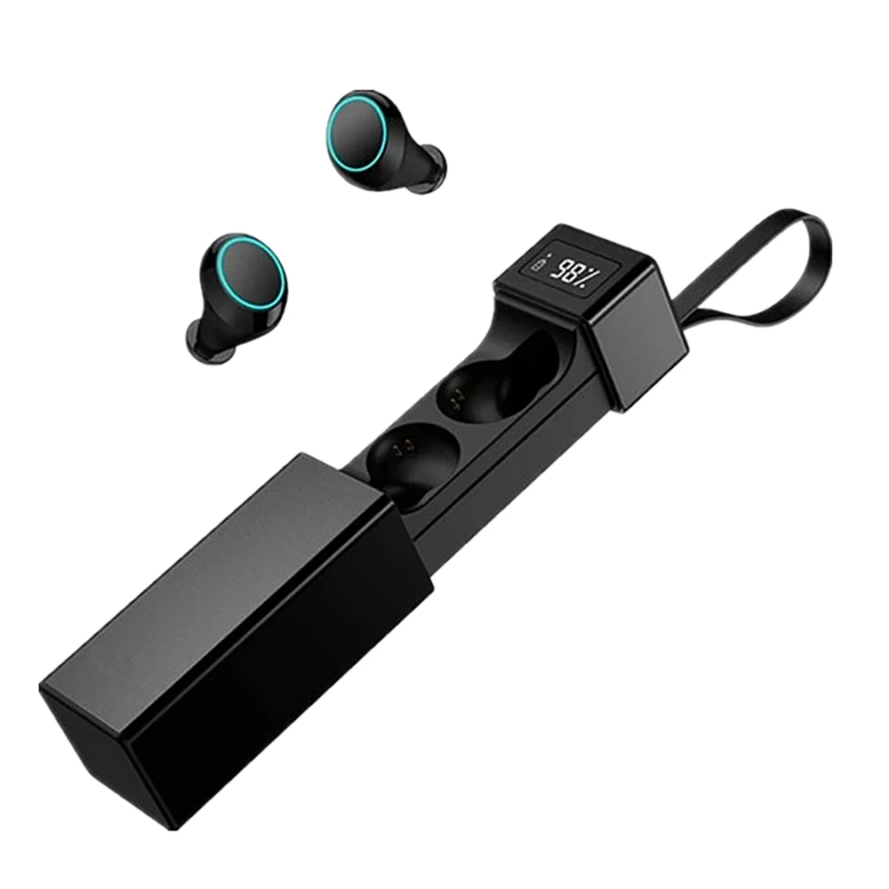 MRSVI TWS Wireless Bluetooth V5.0 Earphones Stereo Earbuds IPX7 Waterproof Bluetooth earphone With Mic and led display Charging
MRSVI TWS Wireless Bluetooth V5.0 Earphones Stereo Earbuds IPX7 Waterproof Bluetooth earphone With Mic and led display Charging