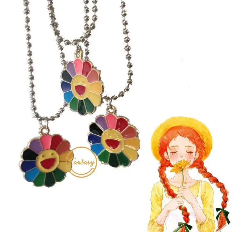 Sun Flower Fashion Simple Classic Murakami Sunflower Colorful Petals Smiley Hip Hop Pendant Necklace
Sun Flower Fashion Simple Classic Murakami Sunflower Colorful Petals Smiley Hip Hop Pendant Necklace