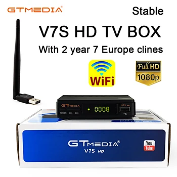 DVB-S2 Freesat V7 HD with WIFI FTA satellite receiver gtmedia v7s hd send 2 years Cccam support European online network sharing
DVB-S2 Freesat V7 HD with WIFI FTA satellite receiver gtmedia v7s hd send 2 years Cccam support European online network sharing