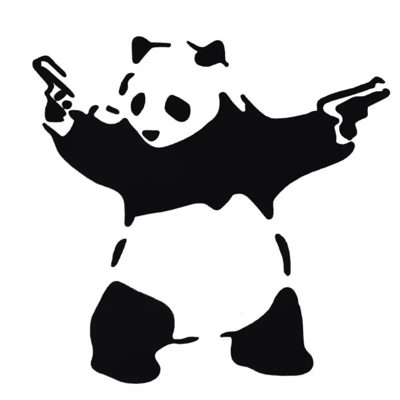 Funny Car Sticker Lovely Panda with Two Guns Motorcycle Covering The Body Vinyl Decals Accessories Pvc 12cm X 12cm
Funny Car Sticker Lovely Panda with Two Guns Motorcycle Covering The Body Vinyl Decals Accessories Pvc 12cm X 12cm