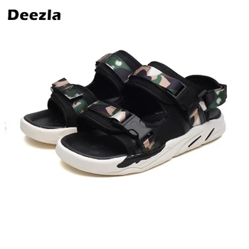 DEEZLA Fashion camouflage Sandals Men Summer Shoes New black Gladiator Man shoes Non slip Outdoor Flat Beach slippers Size 39-44
DEEZLA Fashion camouflage Sandals Men Summer Shoes New black Gladiator Man shoes Non slip Outdoor Flat Beach slippers Size 39-44