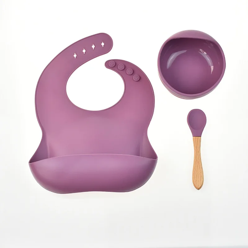3Pcs/Set Baby Tableware Set Newborn Silicone Bibs+Dinner Plate Bowl+Spoon Dishes Set Silicone Tableware Toddler Feeding
3Pcs/Set Baby Tableware Set Newborn Silicone Bibs+Dinner Plate Bowl+Spoon Dishes Set Silicone Tableware Toddler Feeding