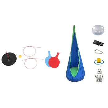 1 Set Table Tennis Training Tool Self-Study Machine Ping Pong Ball Set & 1 Set Swing Chair Hanging Seat Hammock Nest
1 Set Table Tennis Training Tool Self-Study Machine Ping Pong Ball Set & 1 Set Swing Chair Hanging Seat Hammock Nest