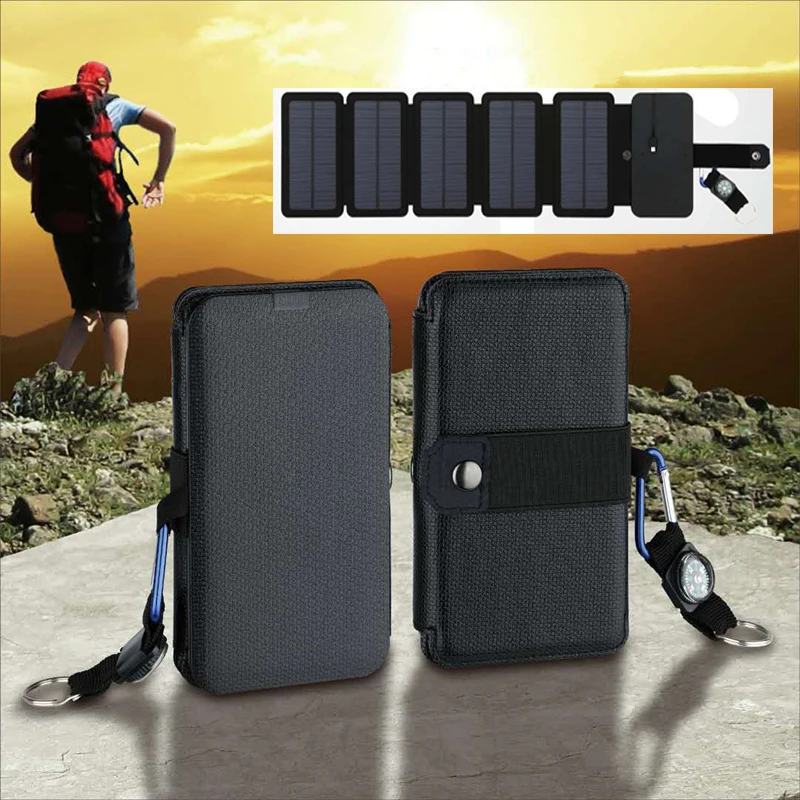 LACHOUFFE 10W Solar Power folding Charger Solar Pannel Cells 5V 2.1A USB Output Devices Portable Phone Charger for Xiaomi Phone
LACHOUFFE 10W Solar Power folding Charger Solar Pannel Cells 5V 2.1A USB Output Devices Portable Phone Charger for Xiaomi Phone