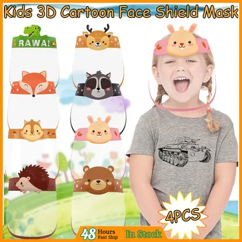 4PCS Transparent Face Shield Children Full Face Mask Protector Splash-proof Dust-proof Face Cover Cartoon Safety Protective Mask
4PCS Transparent Face Shield Children Full Face Mask Protector Splash-proof Dust-proof Face Cover Cartoon Safety Protective Mask