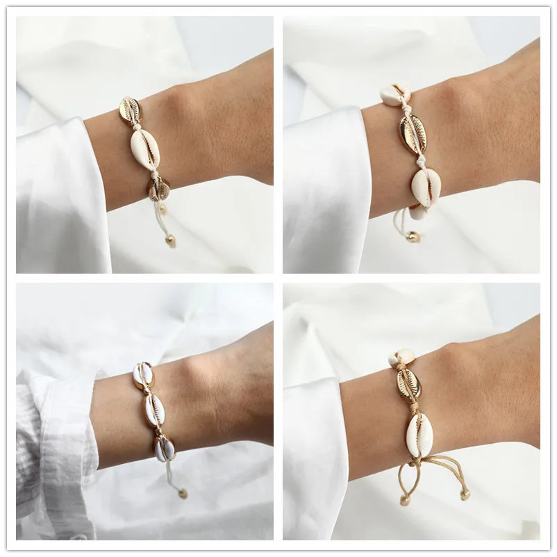 Hot Sale Handmade Natural Seashell Hand Knit Bracelet Shells Bracelets Women Accessories Beaded Strand Bracelet
Hot Sale Handmade Natural Seashell Hand Knit Bracelet Shells Bracelets Women Accessories Beaded Strand Bracelet