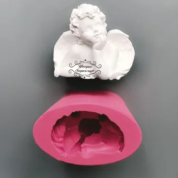 Angel Plaster Candle Mold silicone mold fondant mold cake decorating tools chocolate gumpaste mold candy molds
Angel Plaster Candle Mold silicone mold fondant mold cake decorating tools chocolate gumpaste mold candy molds