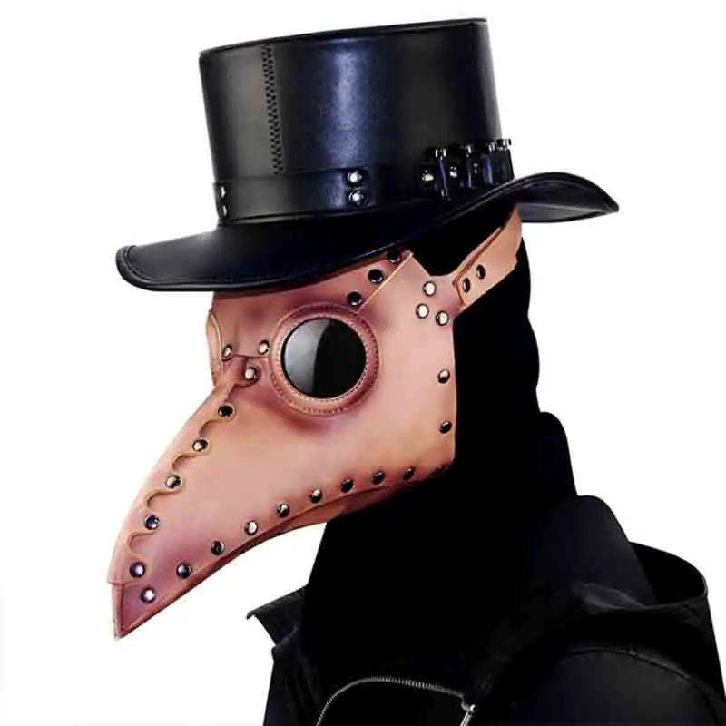 Helloween Steampunk Long Mouth Bird Masks Horrible Cosplay Fancy Disguise Gothic PU Leather White Brown Masks For Women Men
Helloween Steampunk Long Mouth Bird Masks Horrible Cosplay Fancy Disguise Gothic PU Leather White Brown Masks For Women Men