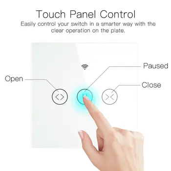 Smart Life WiFi-rf Smart Touch Curtain switch Blinds Roller Shutter door Switch 1 RF remote control multiple switches Alexa
Smart Life WiFi-rf Smart Touch Curtain switch Blinds Roller Shutter door Switch 1 RF remote control multiple switches Alexa