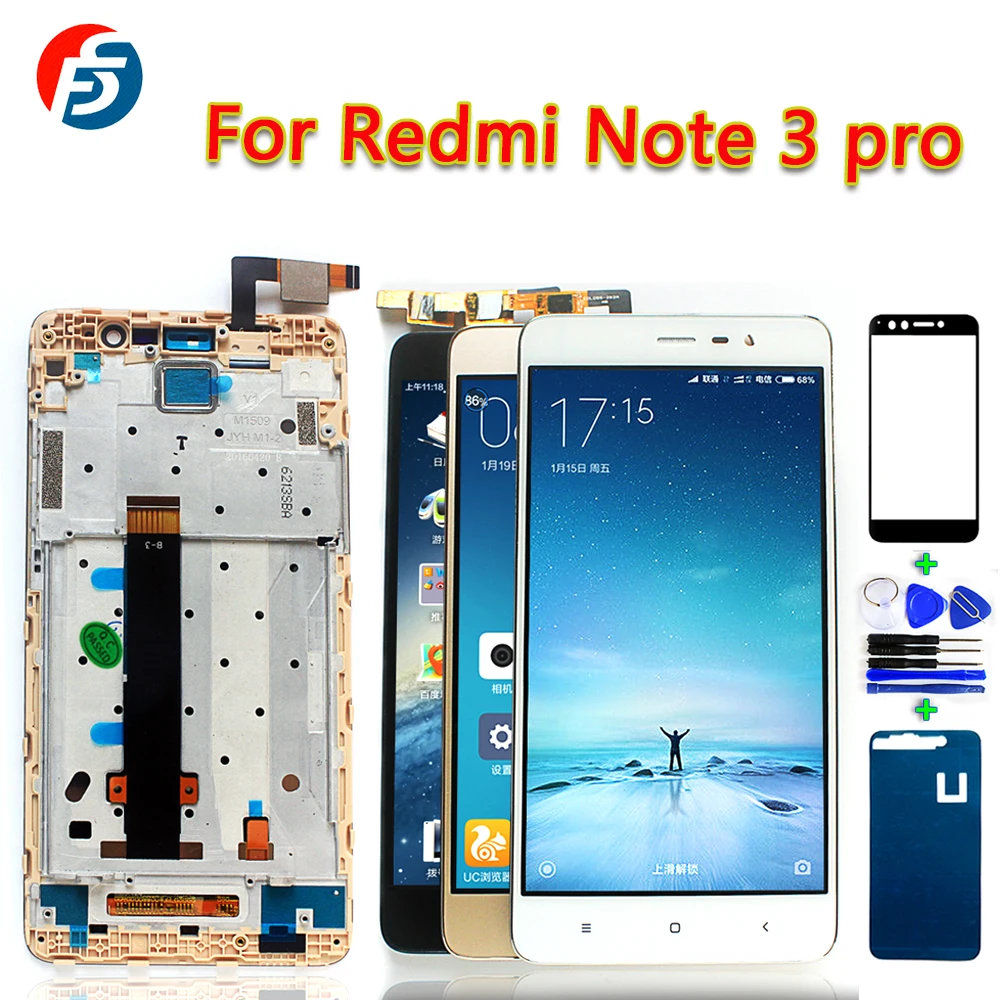 100% Tested Touch Screen For Xiaomi Redmi Note 3 Pro SE Global Version Special Edition 152mm LCD Display Digitizer Assembly Gift
100% Tested Touch Screen For Xiaomi Redmi Note 3 Pro SE Global Version Special Edition 152mm LCD Display Digitizer Assembly Gift