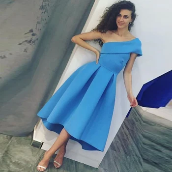 Verngo A line Evening Dress Formal Dress Blue Stain Evening Dresses Short Simple Party Gowns Vintage Vestido De Gala
Verngo A line Evening Dress Formal Dress Blue Stain Evening Dresses Short Simple Party Gowns Vintage Vestido De Gala