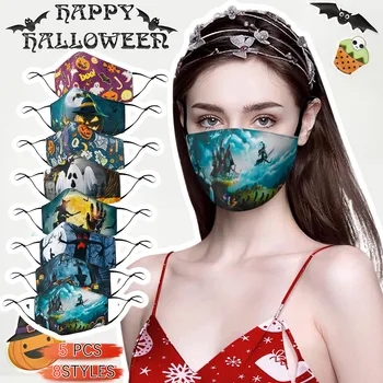 5PCS Halloween Printed Mouth Mask Adult Washable Reusable Face Mask Pumpkin Ghost Bat Printed Face Cover Masken Waschbar Masque
5PCS Halloween Printed Mouth Mask Adult Washable Reusable Face Mask Pumpkin Ghost Bat Printed Face Cover Masken Waschbar Masque