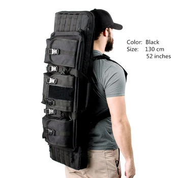 High-Jump 52inches Fishing Bags Dual Carbine Case Large Capacity Hunting Fish Backpack Outdoor Functional Storage Bags 130*28cm
High-Jump 52inches Fishing Bags Dual Carbine Case Large Capacity Hunting Fish Backpack Outdoor Functional Storage Bags 130*28cm