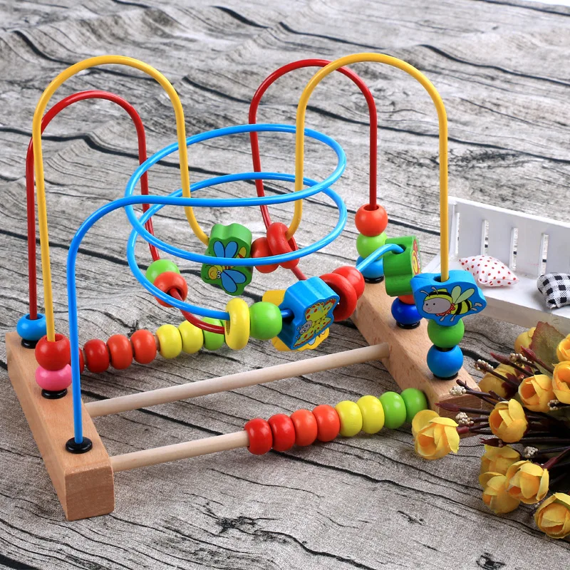 Children Bead-stringing Toy Beaded Bracelet 6-12 Month Infant Early Childhood Educational Toy Boys And Girls Baby Wooden Buildin
Children Bead-stringing Toy Beaded Bracelet 6-12 Month Infant Early Childhood Educational Toy Boys And Girls Baby Wooden Buildin