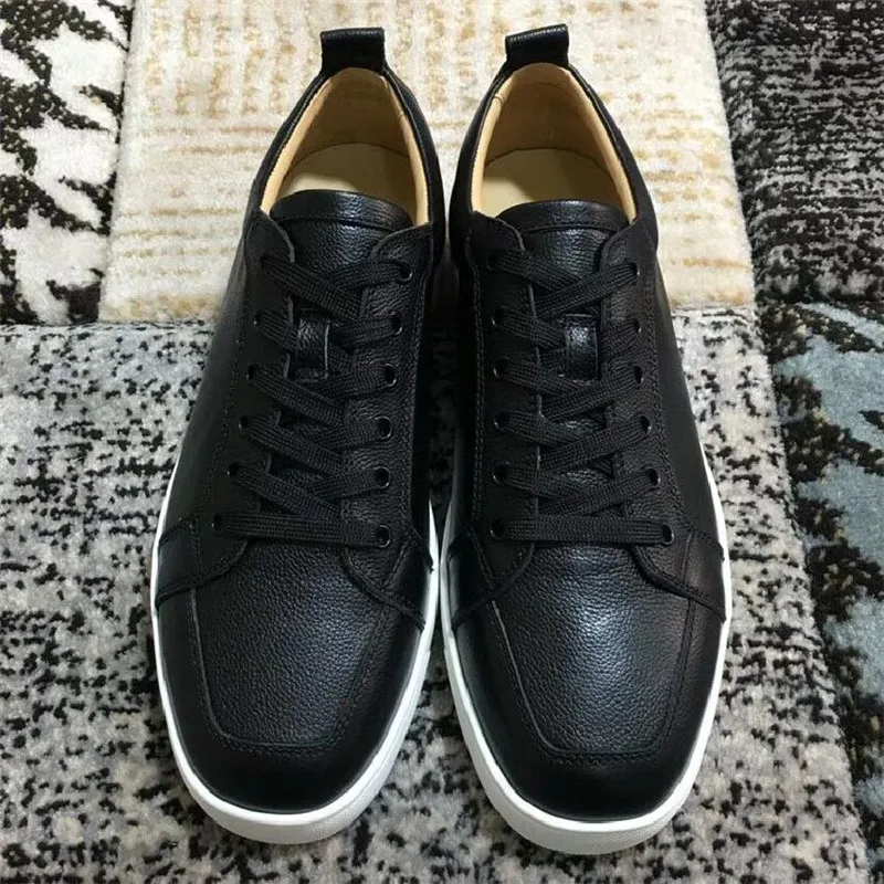 Wholesale Red Bottom Men Women Low Cut Black Litchi Pattern Leather Casual Shoes Walking Shoes Sneakers Chaussures De Sport
Wholesale Red Bottom Men Women Low Cut Black Litchi Pattern Leather Casual Shoes Walking Shoes Sneakers Chaussures De Sport