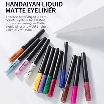 12 Color Matte Eyeliner Liquid Waterproof 12 pcs Smoothly Colorful Long Lasting Natural Beauty Make Up Eyeliner
12 Color Matte Eyeliner Liquid Waterproof 12 pcs Smoothly Colorful Long Lasting Natural Beauty Make Up Eyeliner