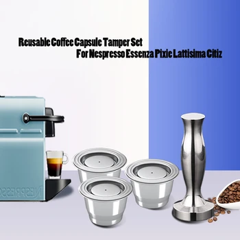 Nespresso Essenza Pixie Innisa Refillable Reusable Stainless Steel Refill Coffee Capsulas For Nespresso Machines Maker Filters
Nespresso Essenza Pixie Innisa Refillable Reusable Stainless Steel Refill Coffee Capsulas For Nespresso Machines Maker Filters