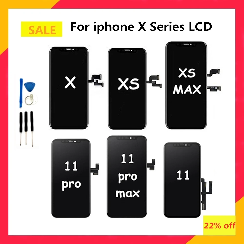 Pantalla LCD For iphone X Display OLED TFT RUIJI Display Touch Screen Digitizer Assembly For iPhoneX XS XR 11 LCD
Pantalla LCD For iphone X Display OLED TFT RUIJI Display Touch Screen Digitizer Assembly For iPhoneX XS XR 11 LCD