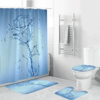 Tree Polyester Red Peony Shower Curtain Thicken Fabric Bathroom Curtain Flower Waterproof Bath Curtain Four Sizes
Tree Polyester Red Peony Shower Curtain Thicken Fabric Bathroom Curtain Flower Waterproof Bath Curtain Four Sizes