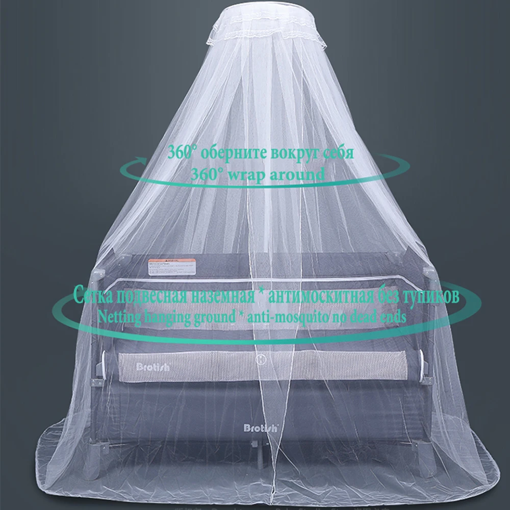 Crib mosquito net child baby mosquito net full cover type can be lifted with brackets landing universal
Crib mosquito net child baby mosquito net full cover type can be lifted with brackets landing universal
