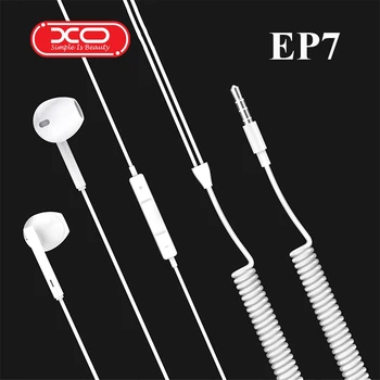 XO EP7 In Ear Earbud Earphone High Sound Quality Headset with Spring Coiled Extension Cable for iPhone 5s 6 6s Samsung Xiaomi
XO EP7 In Ear Earbud Earphone High Sound Quality Headset with Spring Coiled Extension Cable for iPhone 5s 6 6s Samsung Xiaomi