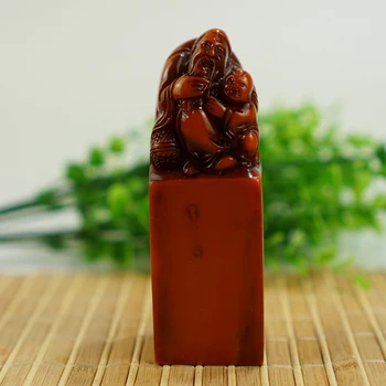 Natural Shoushan stone, Tian Huang material, children and grandchildren together, calligraphy, calligraphy and painting seal 
Natural Shoushan stone, Tian Huang material, children and grandchildren together, calligraphy, calligraphy and painting seal