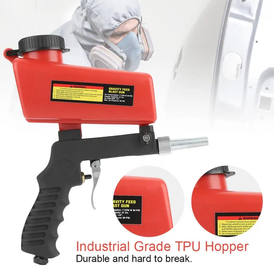 Pneumatic Sand Blaster Gun Portable Sandblaster Gun With Hopper For Remove Rust Paint Scale
Pneumatic Sand Blaster Gun Portable Sandblaster Gun With Hopper For Remove Rust Paint Scale