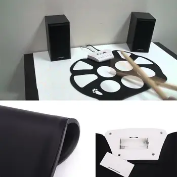Built-In Metronome & Speaker Universal Speakers Electronic Roll Up Drum Cool Fashion Gift Rubber Electronic Component
Built-In Metronome & Speaker Universal Speakers Electronic Roll Up Drum Cool Fashion Gift Rubber Electronic Component