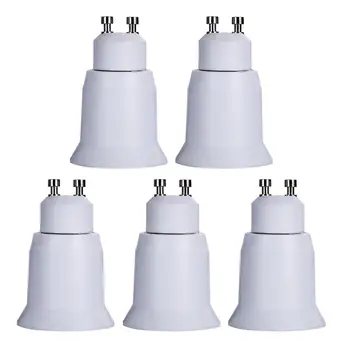 5pcs/set GU10 to E27 LED Bulb Base Adapters Screw Socket LED Light Base Adapter Flame Retardant Lamp Holder Converters
5pcs/set GU10 to E27 LED Bulb Base Adapters Screw Socket LED Light Base Adapter Flame Retardant Lamp Holder Converters