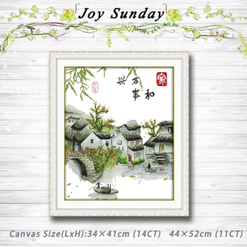 peaceful family will prosper scenery decor painting 14CT 11CT counted cross stitch kits embroidery set Needlework Set Home decor
peaceful family will prosper scenery decor painting 14CT 11CT counted cross stitch kits embroidery set Needlework Set Home decor