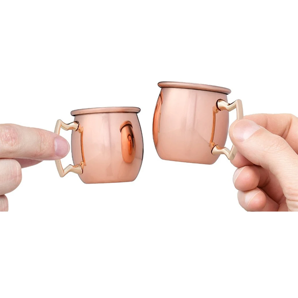 Copper Plated Stainless Steel Moscow Mule Mug Tea Beer Vodka Coffee Cup 60ML
Copper Plated Stainless Steel Moscow Mule Mug Tea Beer Vodka Coffee Cup 60ML