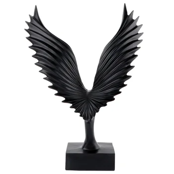 1pc Eagle Wing Statue Nordic Simple Resin Sculpture Tabletop Decoration Ornament for Living Room Bedroom Wine Cabinet (Black)
1pc Eagle Wing Statue Nordic Simple Resin Sculpture Tabletop Decoration Ornament for Living Room Bedroom Wine Cabinet (Black)