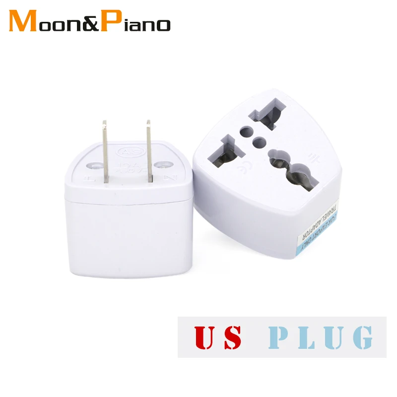 Многофункциональный переходник преобразователь питания EU UK AU to US USA 2 контактный